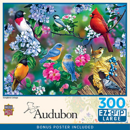 Audubon - Songbird Collage 300 Piece EZ Grip Puzzle