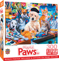 Playful Paws - Arts and Crafts 300 Piece EZ Grip Puzzle