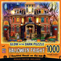 Halloween - Haunted House on the Hill 1000 Piece Puzzle