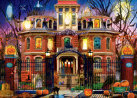 Halloween - Haunted House on the Hill 1000 Piece Puzzle