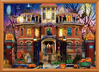 Halloween - Haunted House on the Hill 1000 Piece Puzzle