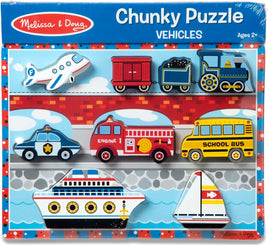 Vehicles Chunky Puzzle - 9 Pieces