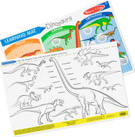 Dinosaurs Color-A-Mat (Bundle of 6)