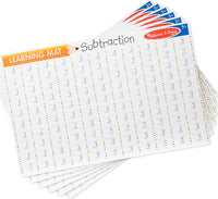 Subtraction Problems Write-A-Mat (Bundle of 6)