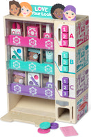 Beauty Kiosk wooden vending machine play set
