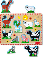 Farm Animals Sound Puzzle - 8 Pieces