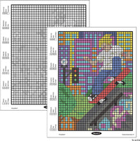 Color By Number Mystery Mosaics: Coloring Book 19