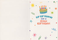 Age 5 Lettering Foil Card