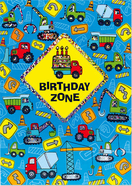 Birthday Zone Foil Card