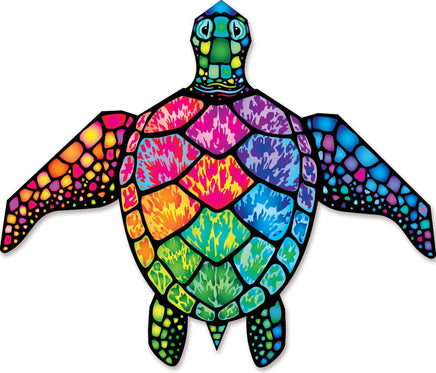Large Sea Turtle Kite - Rainbow