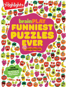 brainPLAY Funniest Puzzles Ever: Over 200 Super Silly Activities, Funny Games, Wacky Wordplay and More Hilarious  Joke Puzzles for Kids 7 and Up