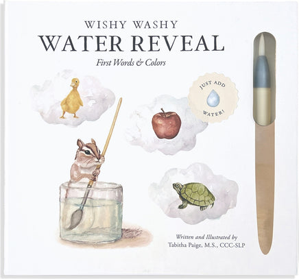 Wishy Washy (Water Reveal Edition): A Reusable Water Reveal Activity Book Teaching First Words and Colors