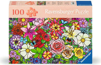 Tiffany Flowers Puzzle (100 pc)