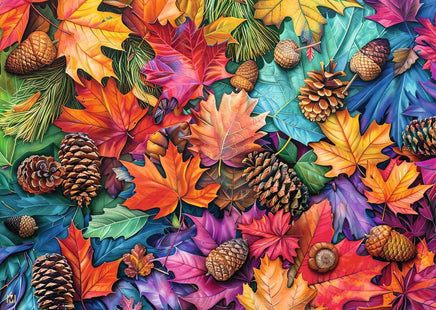 Autumn Riches Puzzle (500 Large Pieces pc)