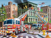 Fire Truck Rescue (100 pc Puzzle)