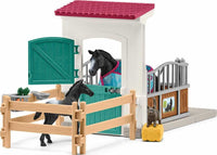 Horse Box with Mare and Foal