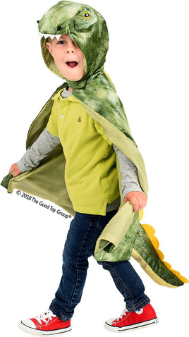 T-Rex Hooded Cape - Green