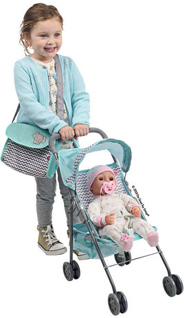 Adora Zig-Zag Medium Umbrella Doll Stroller