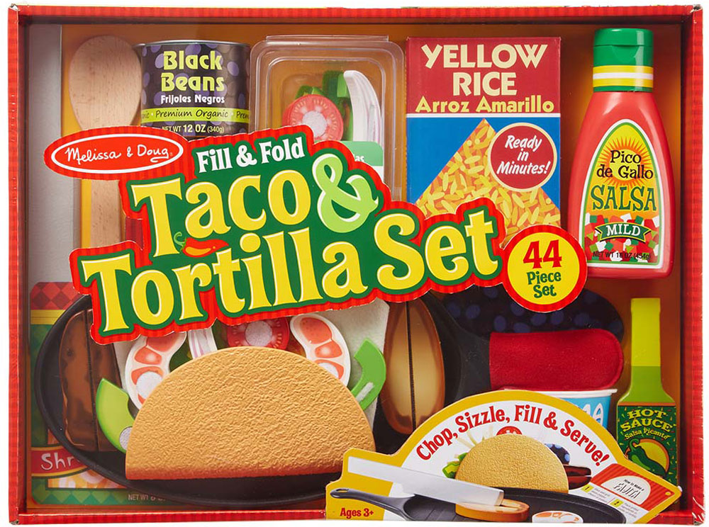 Melissa and doug taco and burrito set online