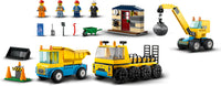 LEGO CITY Construction Trucks and Wrecking Ball Crane