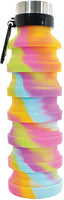 Tie Dye Silicone Collapsible Water Bottle