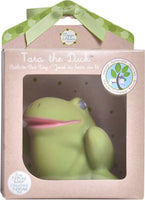 Gemba The Frog Natural Organic Rubber Teether, Rattle & Bath Toy