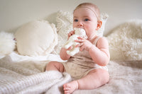 Bahbah The Lamb Natural Organic Teether, Rattle & Bath Toy