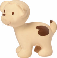 Puppy - Natural Rubber Rattle