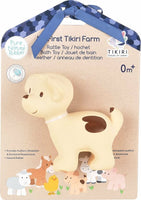 Puppy - Natural Rubber Rattle