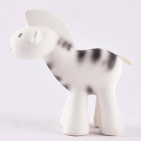 Zebra - Natural Rubber Rattle