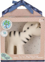 Zebra - Natural Rubber Rattle