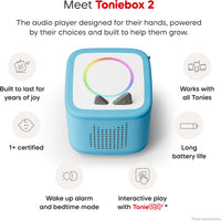 Disney Winnie the Pooh Toniebox 2 Full Play Set - Sky Blue