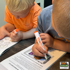 The Original Yes and Know Invisible Ink Trivia Game Books: Dinosaur Explorers