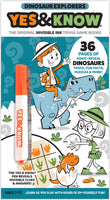 The Original Yes and Know Invisible Ink Trivia Game Books: Dinosaur Explorers