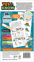 The Original Yes and Know Invisible Ink Trivia Game Books: Dinosaur Explorers