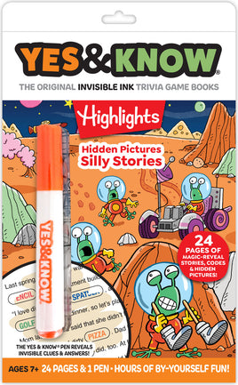 The Original Yes and Know Invisible Ink Trivia Game Books: Highlights Hidden Pictures