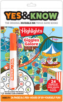 The Original Yes and Know Invisible Ink Trivia Game Books: Highlights Giggles Galore