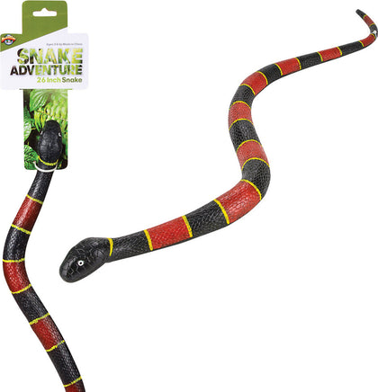 26" Poly Filled Eastern Coral Snake