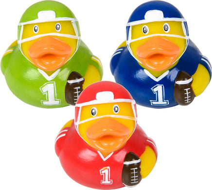 2" Football Rubber Duckies