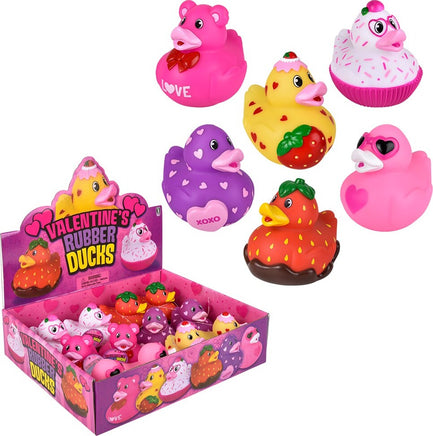 3.5" Valentine's Rubber Duck (assorted)