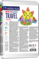 Magna-Tiles MicroMags Travel Deluxe 55 Piece Set