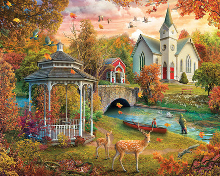 The River Church - 1000 Piece Jigsaw Puzzle